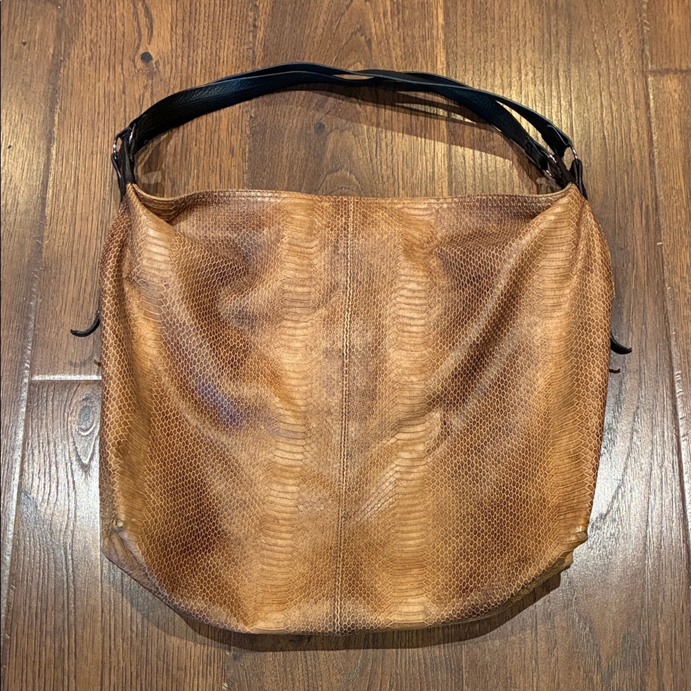 Furla Tan Leather Hobo Bag